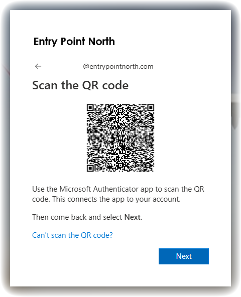 Step 4 – Scan the QR code